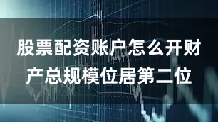 股票配资账户怎么开财产总规模位居第二位