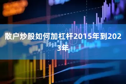 散户炒股如何加杠杆2015年到2023年